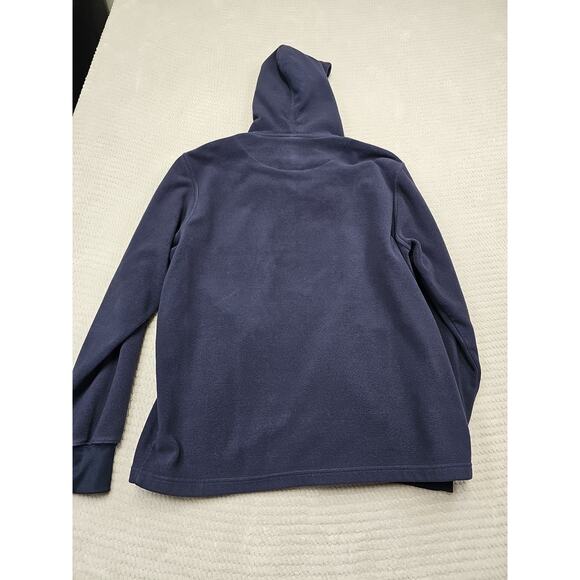 NFL Broncos Sweatshirt Mens Large Blue Fleece Hooded Full Zip Denver Broncos - Picture 6 of 7